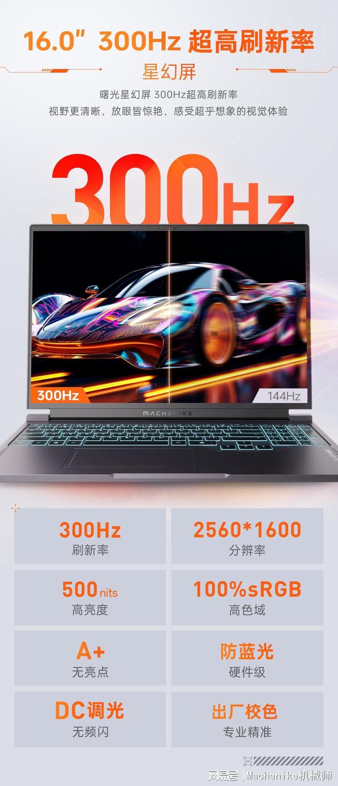本推荐机械师曙光16S电竞与创作的神机PP电子必抢！RTX5070Ti游戏(图2)